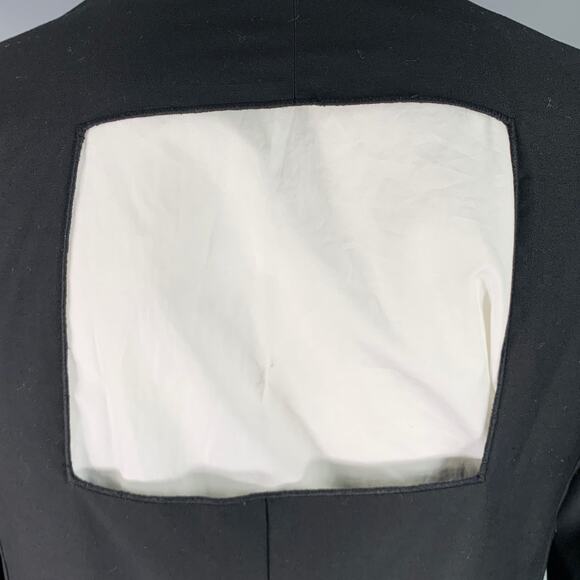 HELIOT EMIL Size XL Black Polyester Blend Open Back Sport Coat - Picture 5 of 9